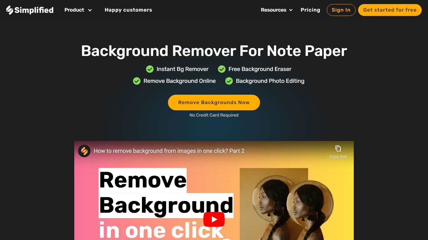 Free Background Remover Tool For Note Paper Image